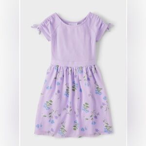 The Children’s Place Girls Floral Fit And Flare Dress Size 14 (XL)